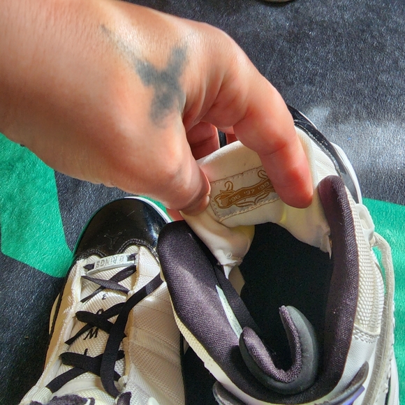 Jordan 6 Ring size 10 white and black Mens or 11 1/5 Women's NO BOX USED - Picture 7 of 10